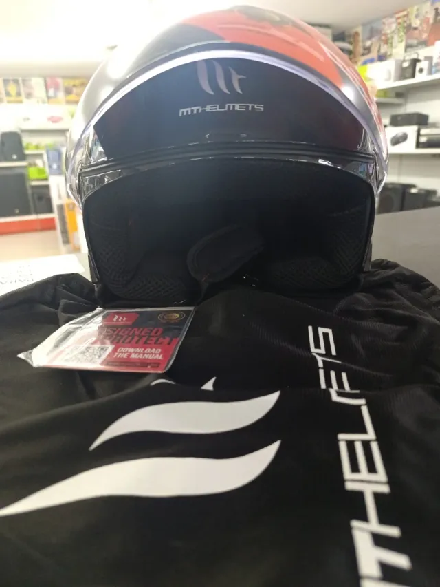 Casco Jet MTHELMETS Negro Talla M