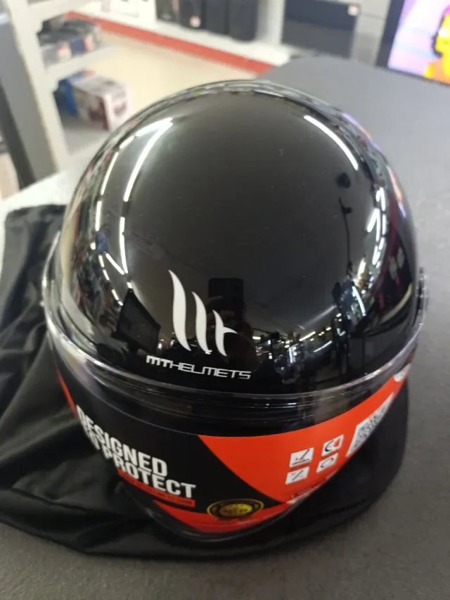 Casco Jet MTHELMETS Negro Talla M