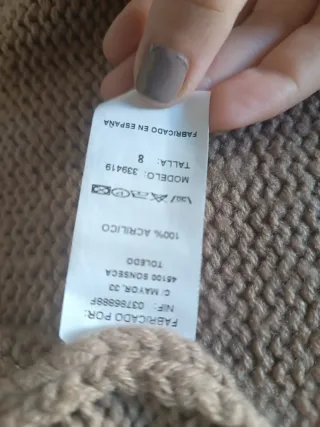 Rebeca larga niña talla 8 Rhody's