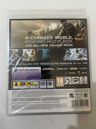 Call of Duty Ghosts PS3 Novo