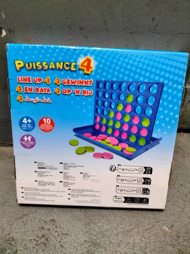 Puissance 4 En Raya Juego de Mesa