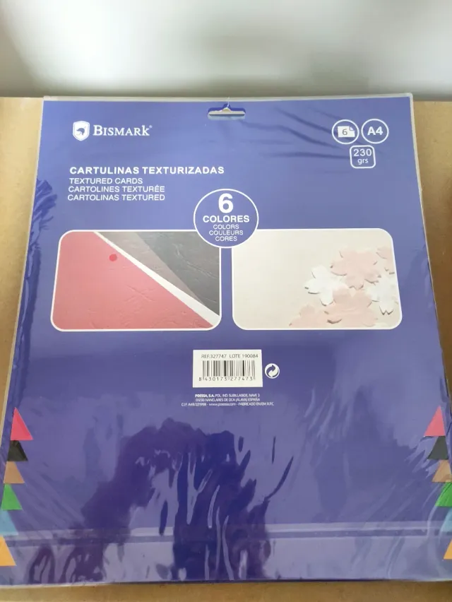 Cartulinas Perladas y Texturizadas Bismark A4 220g