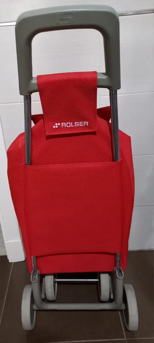 Carro de la compra ROLSER rojo