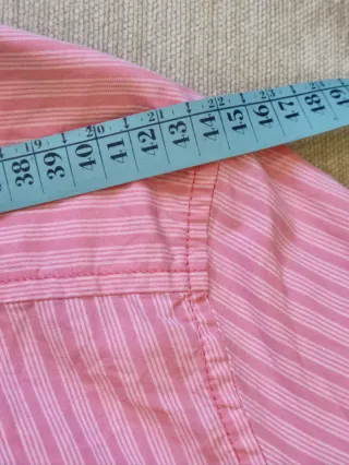 Camicia Tommy Hilfiger a righe rosa