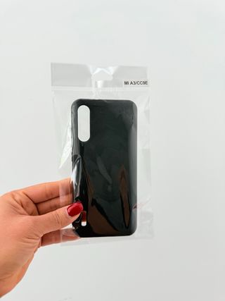 Funda Silicona Negra Xiaomi Mi A3/CC9E