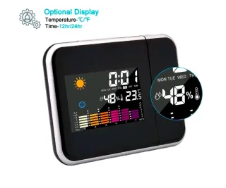 Sveglia da Comodino Digitale con Proiettore Laser