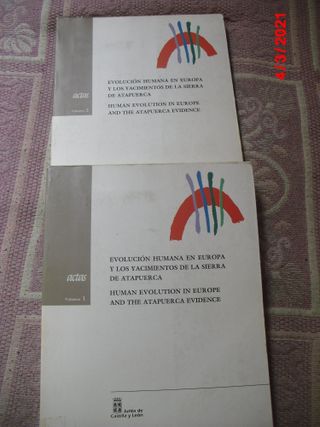 LIBRO:EVOLUCION HUMANA EN EUROPA Y LOS YACIMIENTOS