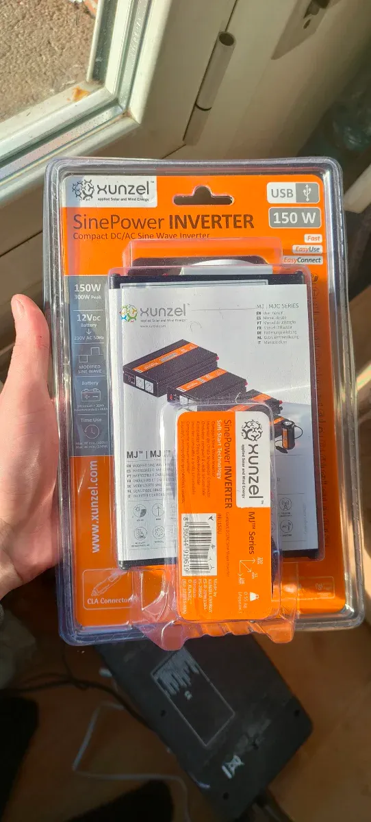 Inversor Xunzel SinePower 150W USB