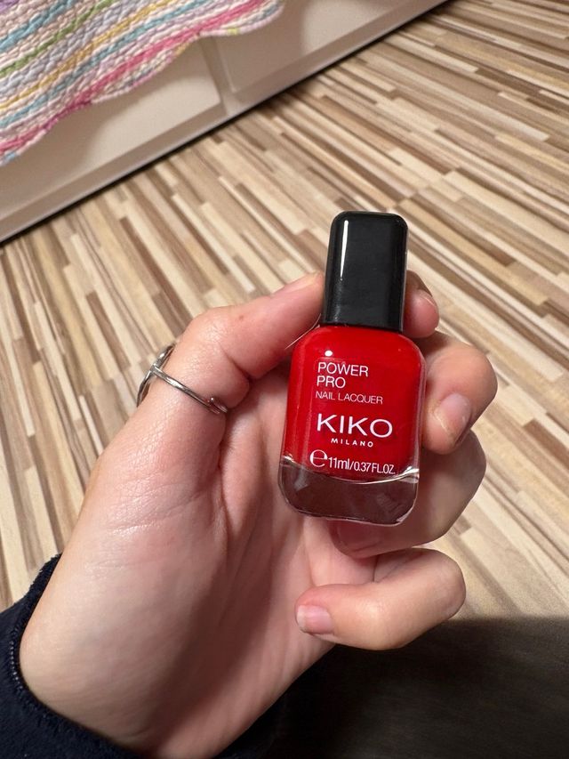 Esmalte Kiko Milano Power Pro Rojo