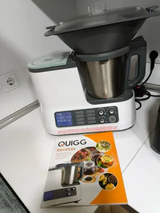 Robot Cocina Quigg 2 usos libro recetas