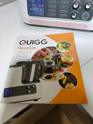 Robot Cocina Quigg 2 usos libro recetas