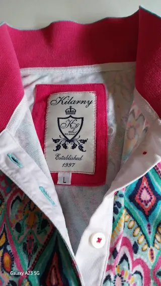 Camisa Polo Dama Kilarny Multicolor Talla L