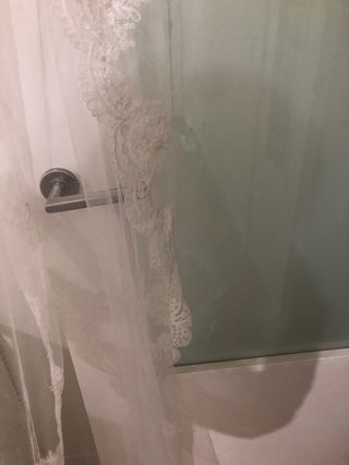 Velo de Novia Borde Encaje Festoneado