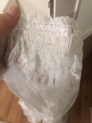 Velo de Novia Borde Encaje Festoneado