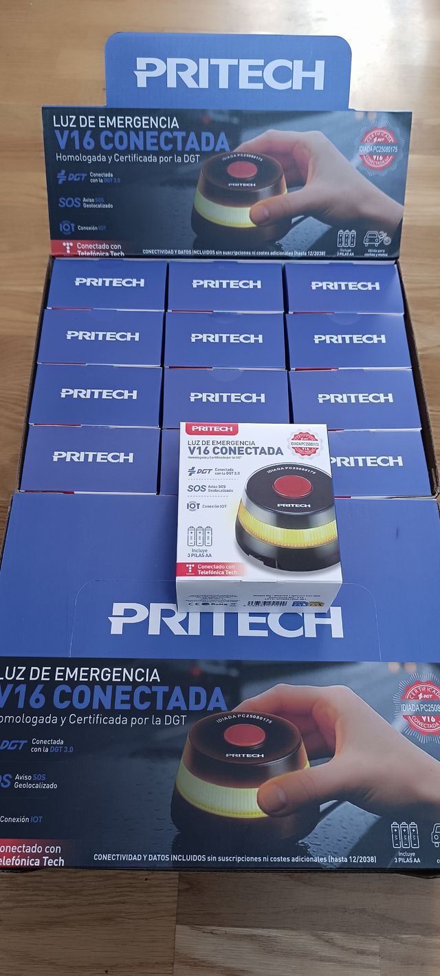 Baliza V16 Conectada DGT Pritech
