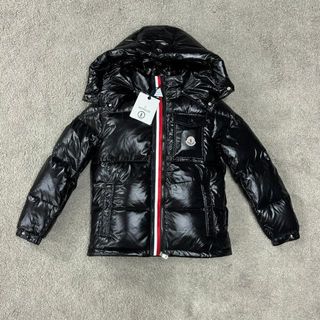 Chaqueta Moncler Negra Brillante