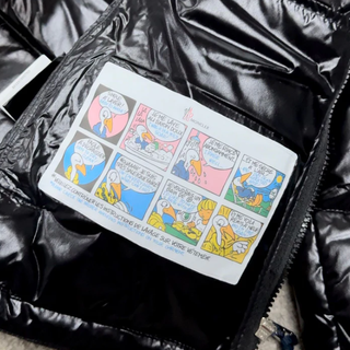 Chaqueta Moncler Negra Brillante