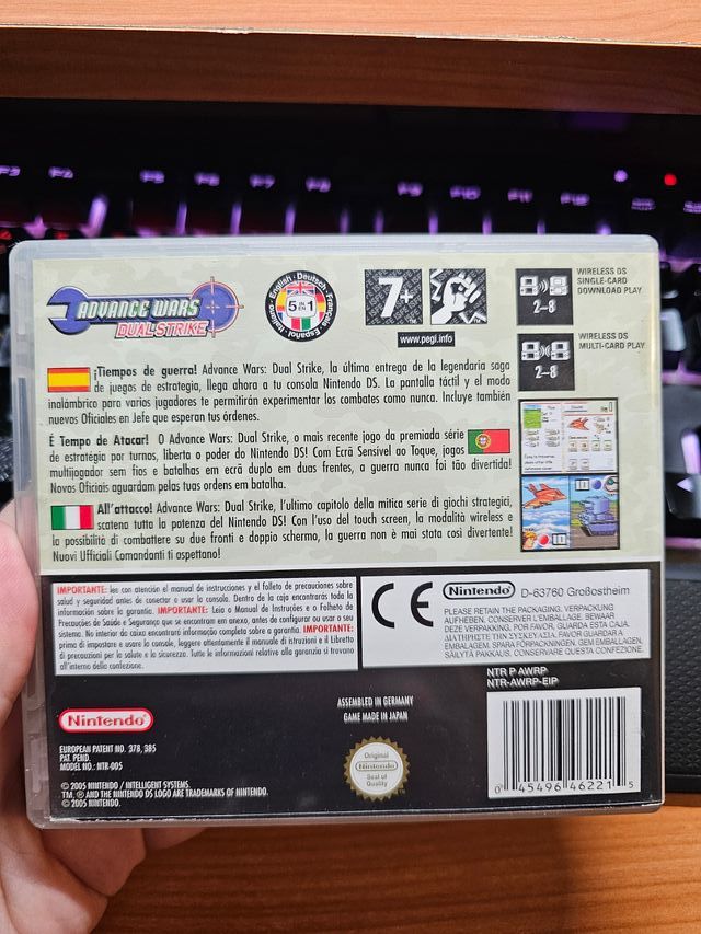 Advance Wars Dual Strike Nintendo DS Pal-Esp