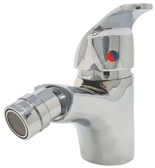 Rubinetto Bagno Bidet Miscelatore Grigio Silver