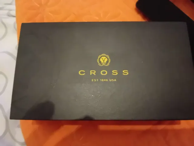 Penna Cross placcata in oro 23k