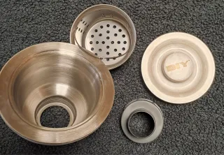 Kit desagüe fregadero acero inoxidable