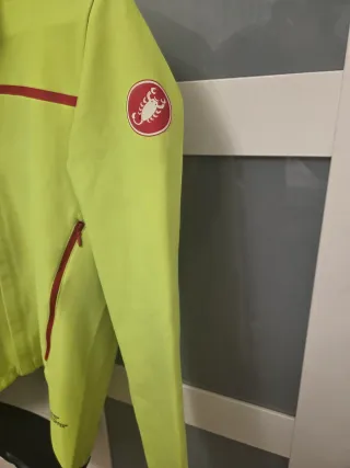 Chaqueta Castelli Perfetto Amarillo Fluor talla M.