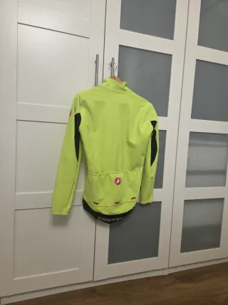 Chaqueta Castelli Perfetto Amarillo Fluor talla M.