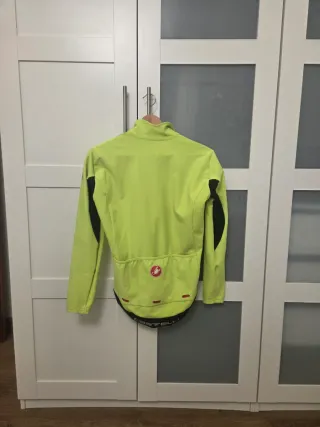 Chaqueta Castelli Perfetto Amarillo Fluor talla M.