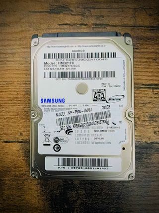 Hard Disk Samsung 320GB 2.5 per PC/PS3
