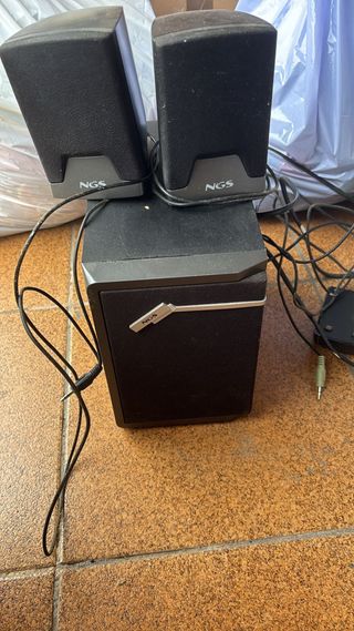 Altavoces NGS Negro/Gris