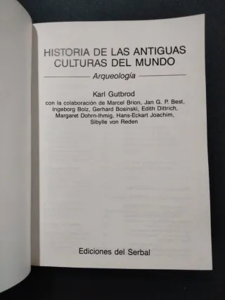 Historia de las antiguas culturas del mundo