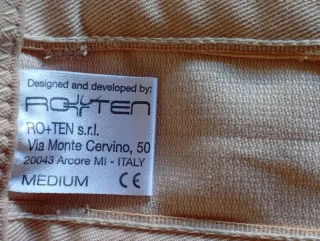 Supporto lombare ortopedico con stecche e fasce