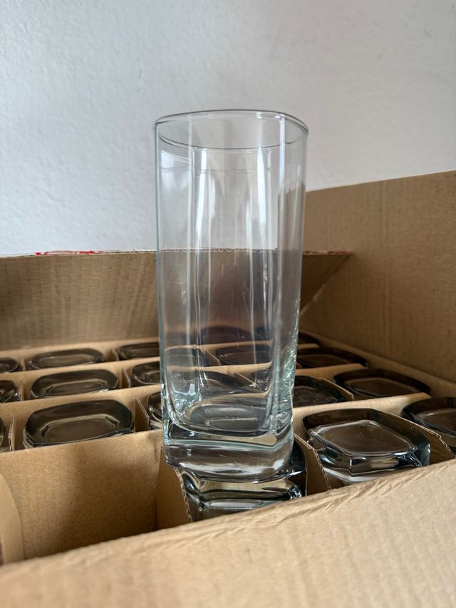 Juego altos de cristal