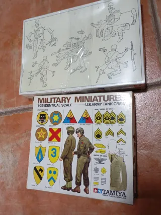 Maquetas Soldados 1/35: Alemanes y USA