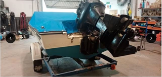 Embarcación de recreo Yamaha 40 hp con Remolque