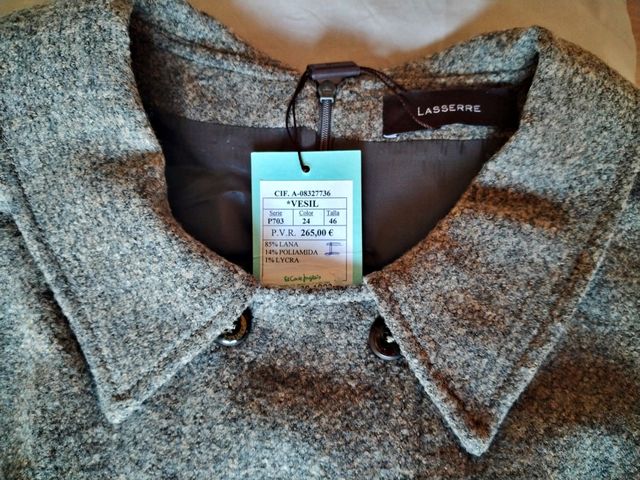 Vestido Lasserre gris sin mangas