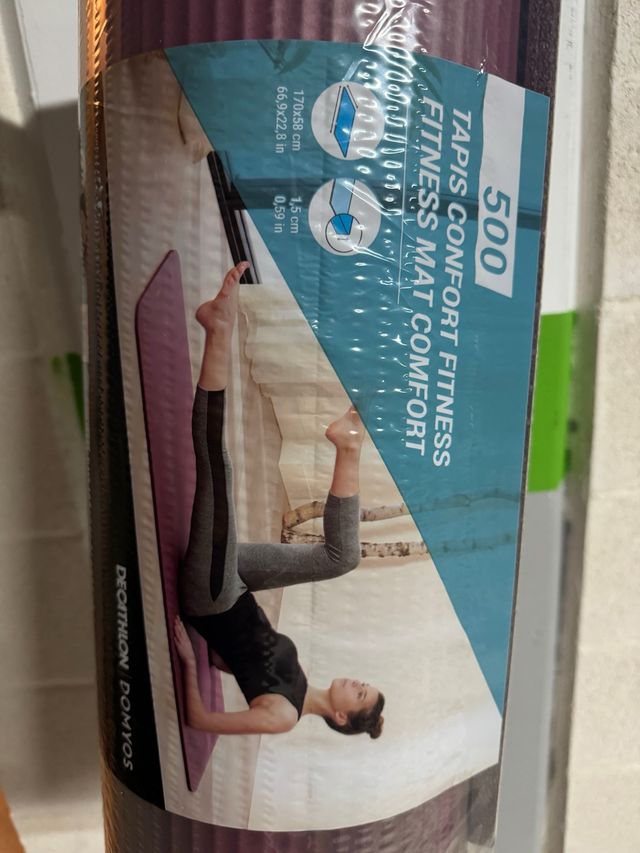 Tapiz Yoga Fitness Confort 500 Decathlon