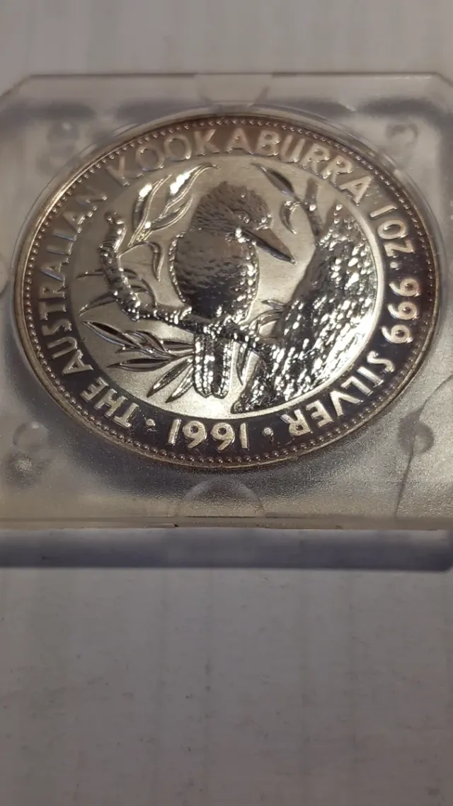 Moneda Plata Australia 1 Onza Kookaburra