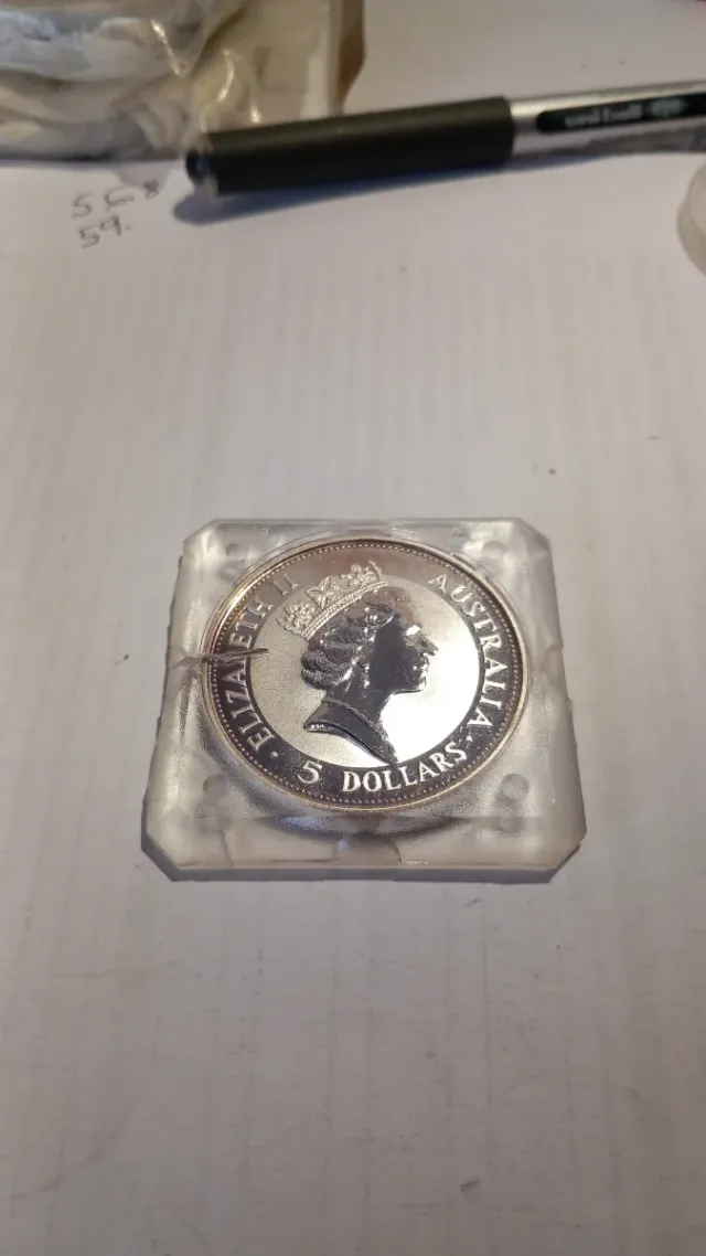 Moneda Plata Australia 1 Onza Kookaburra