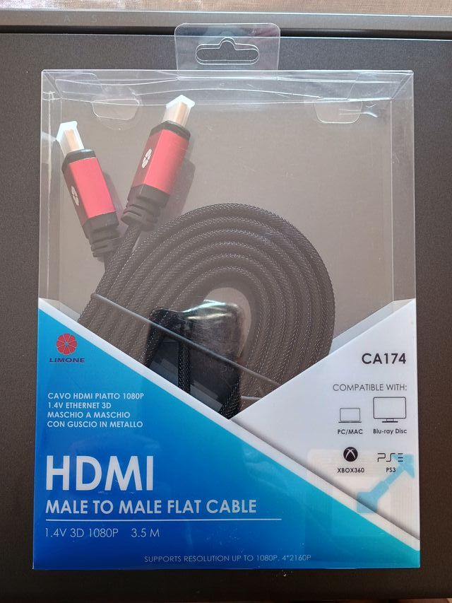Cavo HDMI LIMONE 3.5m Piatto 1080P