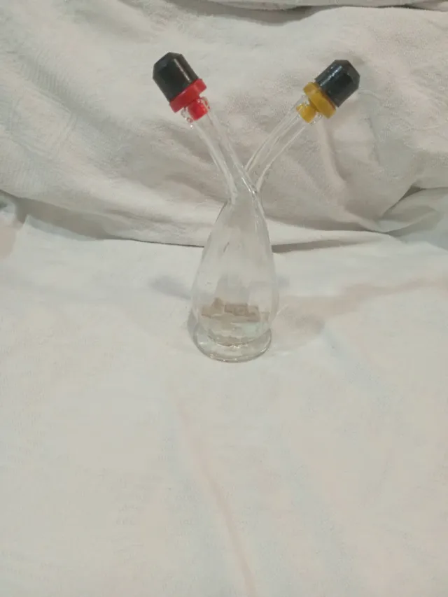 Aceitera y Vinagrera de Vidrio