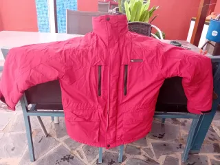 Columbia Anorak/Parka Roja Talla M