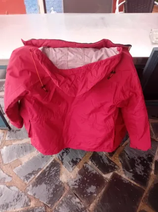 Columbia Anorak/Parka Roja Talla M