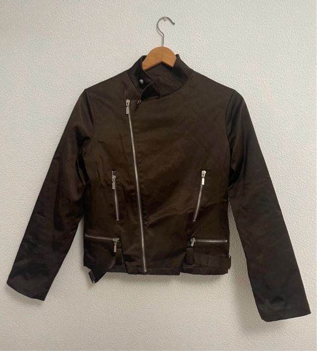 Conjunto Adolfo Domínguez Chaqueta y Falda Marrón