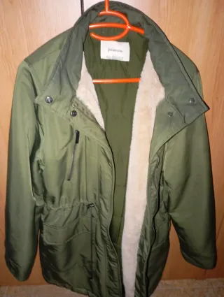 Abrigo Stradivarius verde mujer