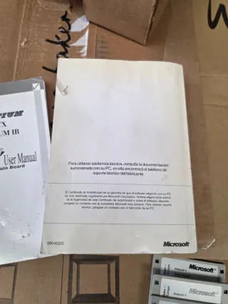 Disquetes Windows MS-DOS y Manuales PC