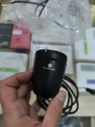 Faro LED Bicicleta Negro