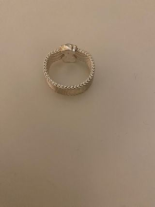 Anillo Tous Malla Plata Talla 16