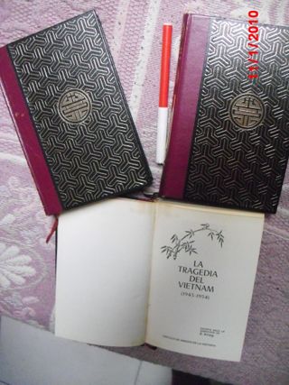 3 LIBROS LA TRAGEDIA DEL VIETNAM (1945-1954). X 6€