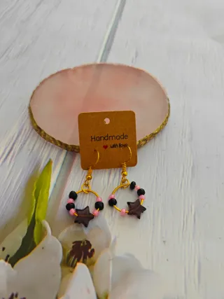 Pendientes Aro con Estrellas